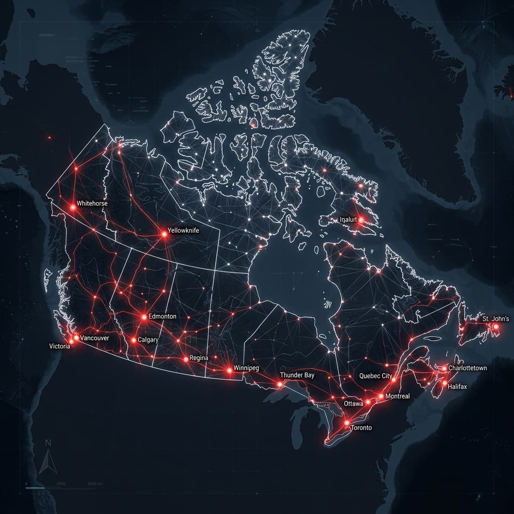 Canada Map Coverage